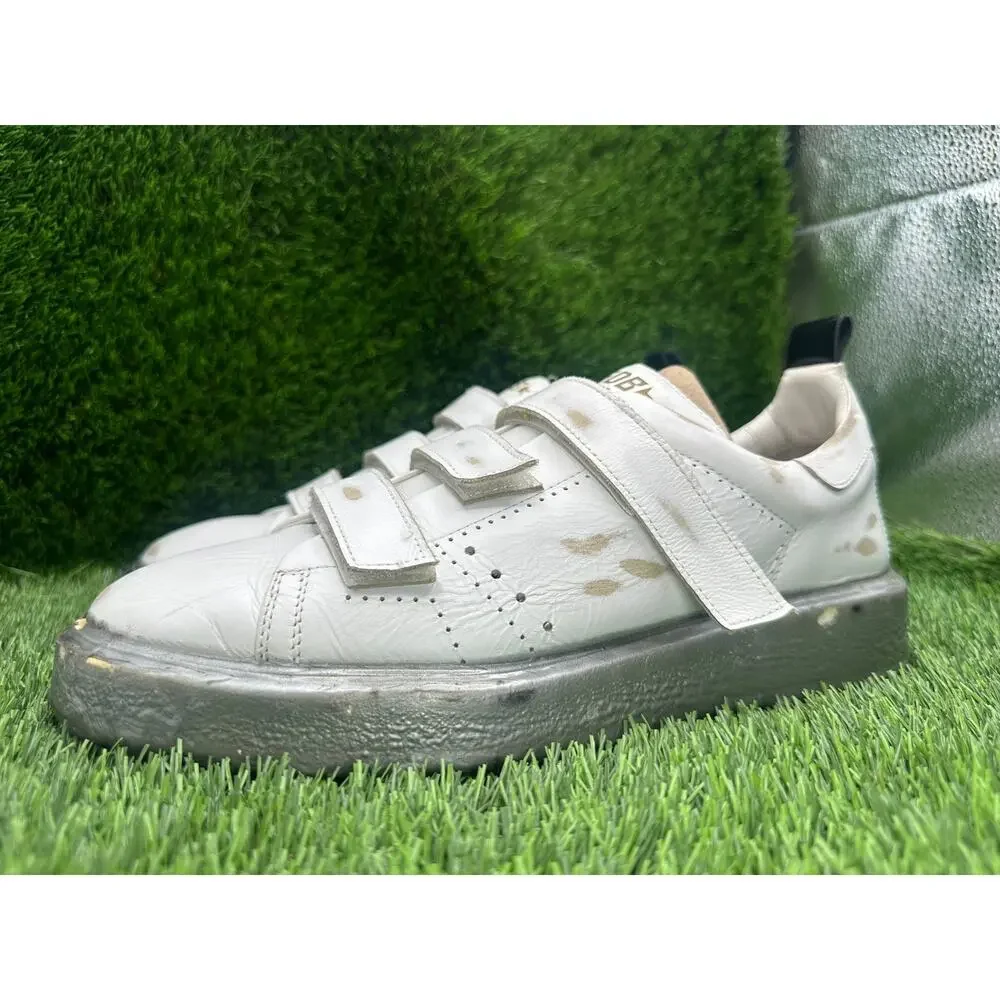Golden Goose Starter Athletic Sneaker Women's 9 White Leather Jogging Running